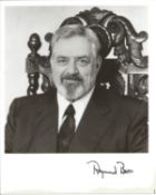 Raymond Burr signed 10x8 inch black and white photo. Good Condition. All autographs come with a