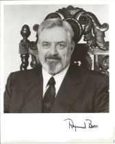 Raymond Burr signed 10x8 inch black and white photo. Good Condition. All autographs come with a