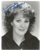 Lyn Redgrave signed 10x8 inch black and white photo dedicated. Good Condition. All autographs come