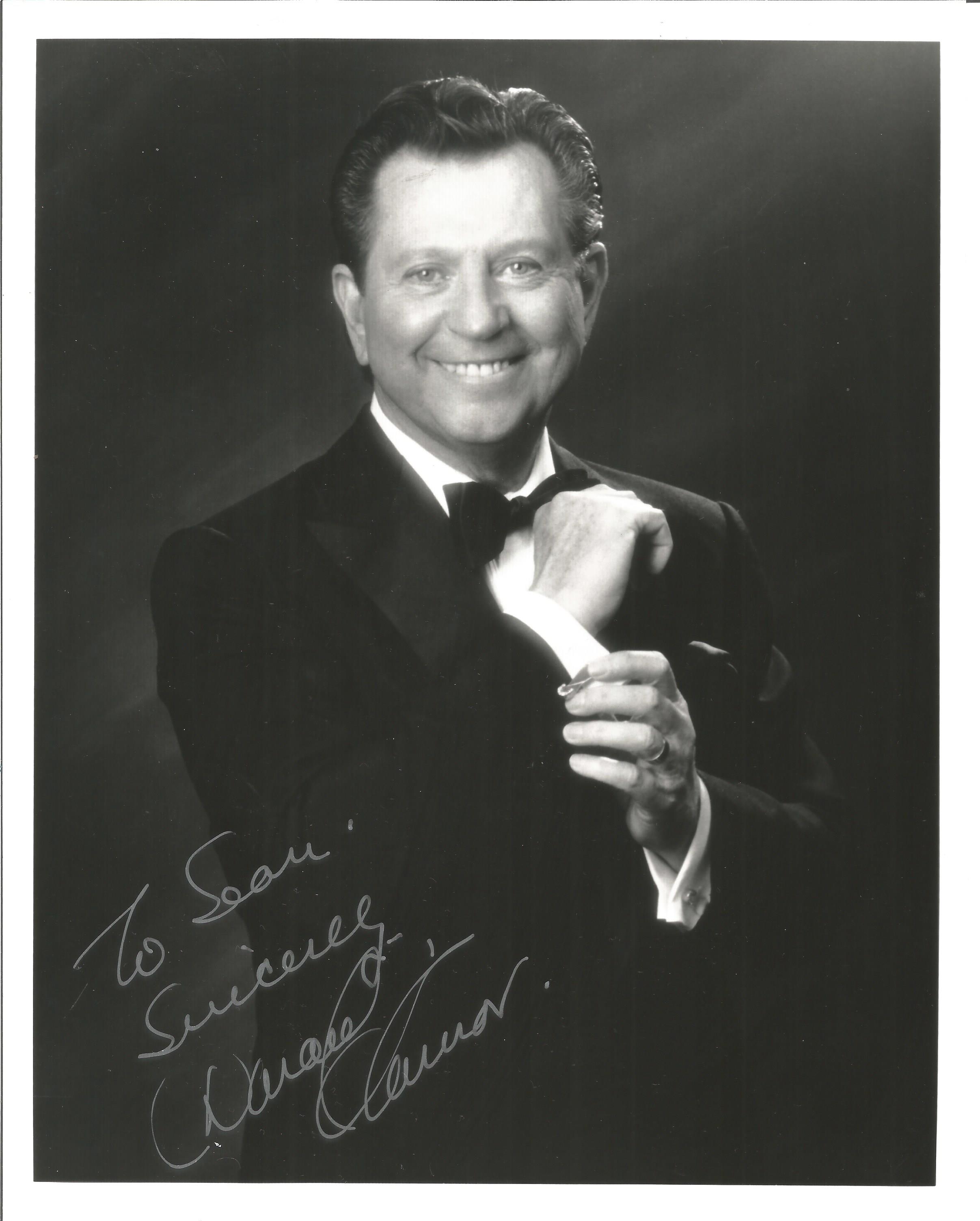 Donald O'Connor signed 10x8 inch black and white photo dedicated. Good Condition. All autographs