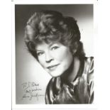 Anne Jackson signed 10x8 inch black and white photo dedicated. Good Condition. All autographs come