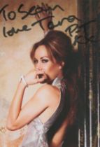 Tara Palmer-Tomkinson signed promo colour photo 6x4 Inch. Dedicated. Was an English socialite and