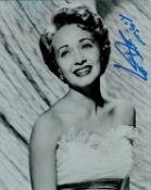 Jane Powell signed 10x8 inch black and white photo dedicated. Good Condition. All autographs come