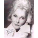 Janet Leigh signed 10x8 inch black and white photo dedicated. Good Condition. All autographs come