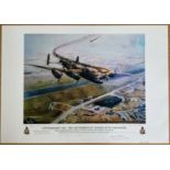 12th February 1944. The Last Moments of Queenie, By W/O Reg Payne, Limited Edition Print, Signed