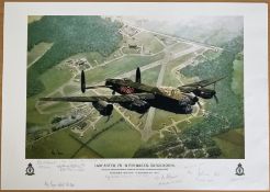 Lancaster VN-B for Baker, 50 Squadron - Over RAF Skellngthorpe By Reg Payne, Limited Edition