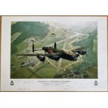 Lancaster VN-B for Baker, 50 Squadron - Over RAF Skellngthorpe By Reg Payne, Limited Edition