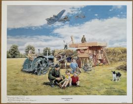 Friends Far From Home By Trevor Mitchell, Large Colour Print, Signed by Teddy Kirkpatrick, approx