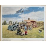 Friends Far From Home By Trevor Mitchell, Large Colour Print, Signed by Teddy Kirkpatrick, approx