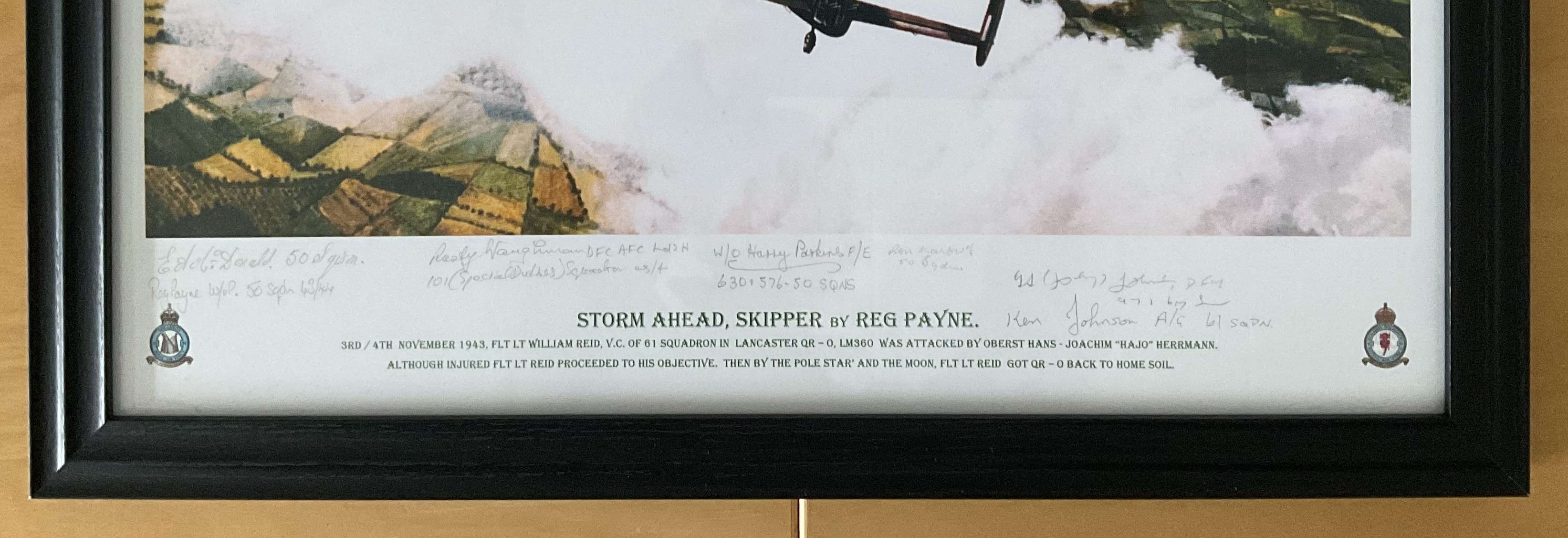 Storm Ahead, Skipper By Reg Payne. Signed by 6 including Ron Marlow, J E (Johnny) Johnson, Ken - Image 2 of 2