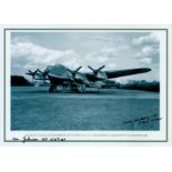 An Avro Lancaster Bomber of Either 9 or 617 Squadron Loaded with a Grandslam, Black and White