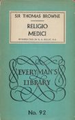 Religio Medici by Sir Thomas Browne 1969 hardback book with 299 pages, signs of ageing and fading,