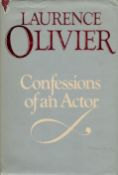 Confessions of an Actor by Laurence Olivier 1982 hardback book with 305 pages, signs of ageing