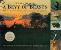 Edward Mendell Signed Book - A Bevy of Beasts - The Enchanting Animals of Borneo, Belize & Beyond by