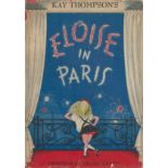 Kay Thompson's Eloise in Paris Drawings by Hilary Knight 1957 hardback book with unnumbered pages,
