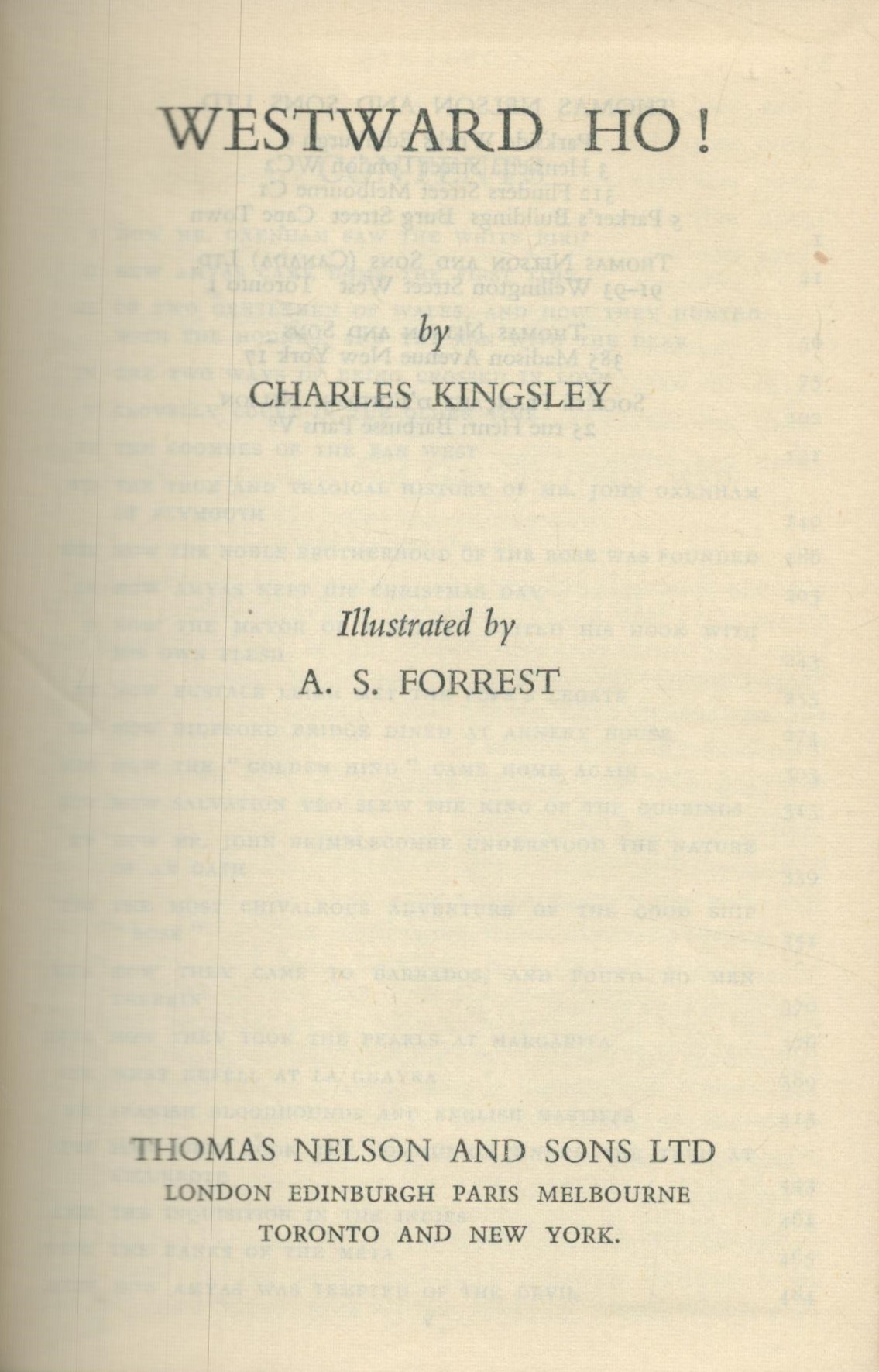 Westward Ho! By Charles Kingsley date unknown softback book with 694 pages, signs of ageing, good - Image 2 of 2