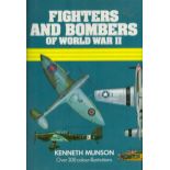 Fighters and Bombers of World War II 1939-45 by Kenneth Munson 1983 hardback book with 323 pages,