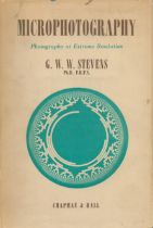 G W W Stevens Signed Book - Microphotography - Photography at Extreme Resolution by G W W Stevens