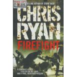 Chris Ryan Signed Book - Firefight by Chris Ryan 2008 hardback book with 343 pages, signed by