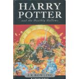 Harry Potter and the Deathly Hallows by J K Rowling 2007 hardback book with 607 pages, some slight