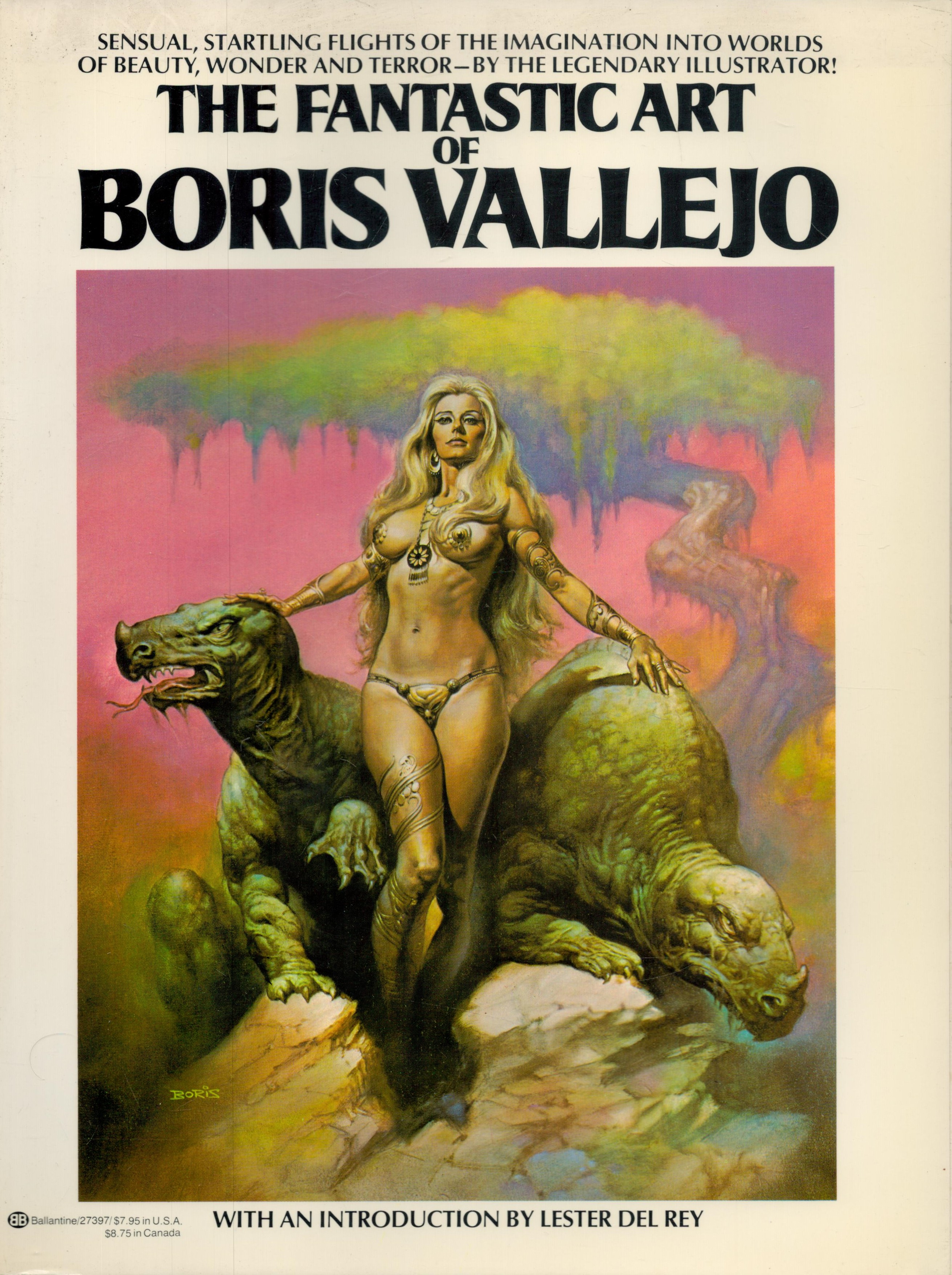 Fantasy Art Techniques & The Fantastic Art of Boris Vallejo 1985 & 1978 softback books with 127 & - Image 4 of 6