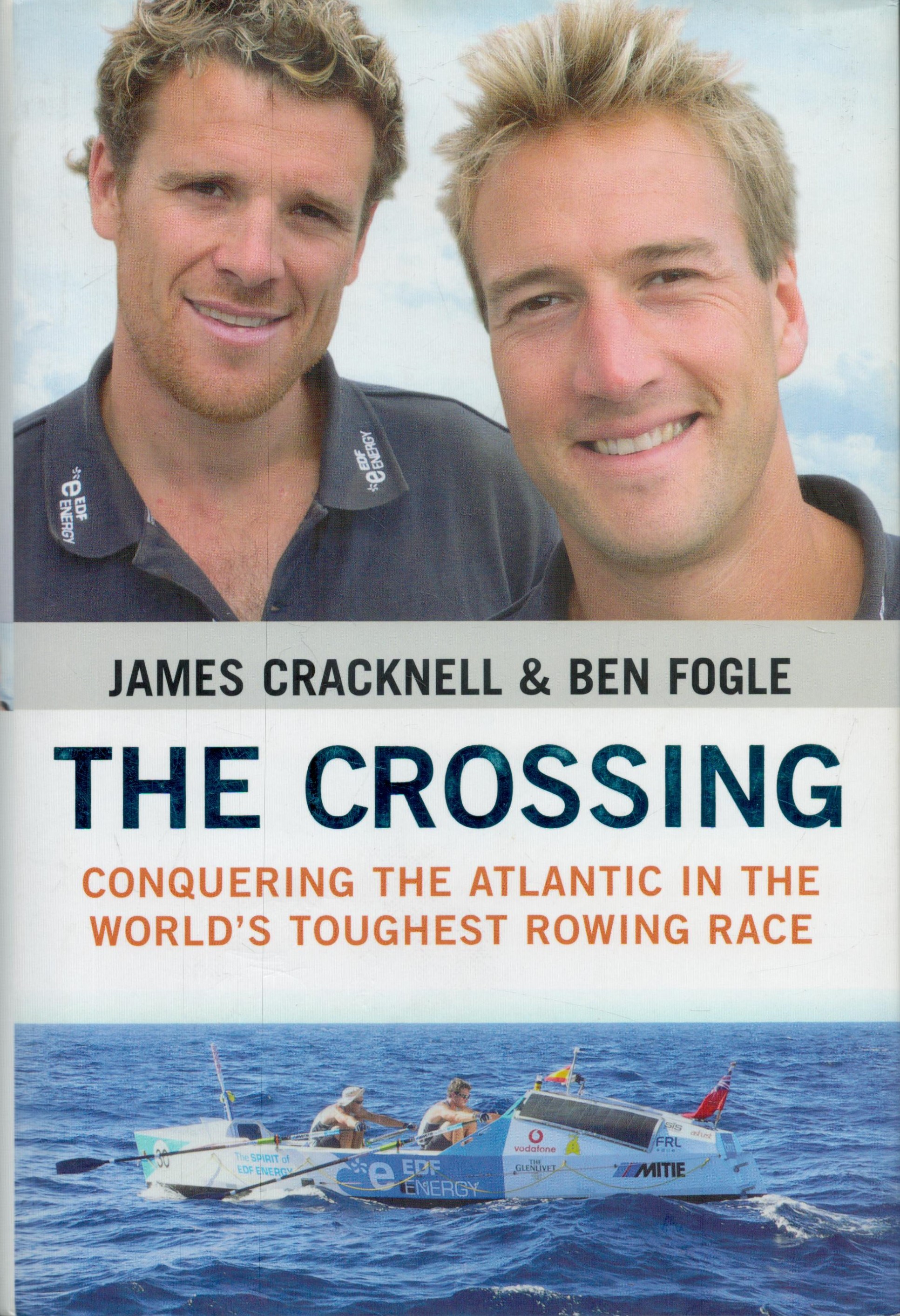 James Cracknell Signed Book - The Crossing - Conquering the Atlantic in the World's Toughest