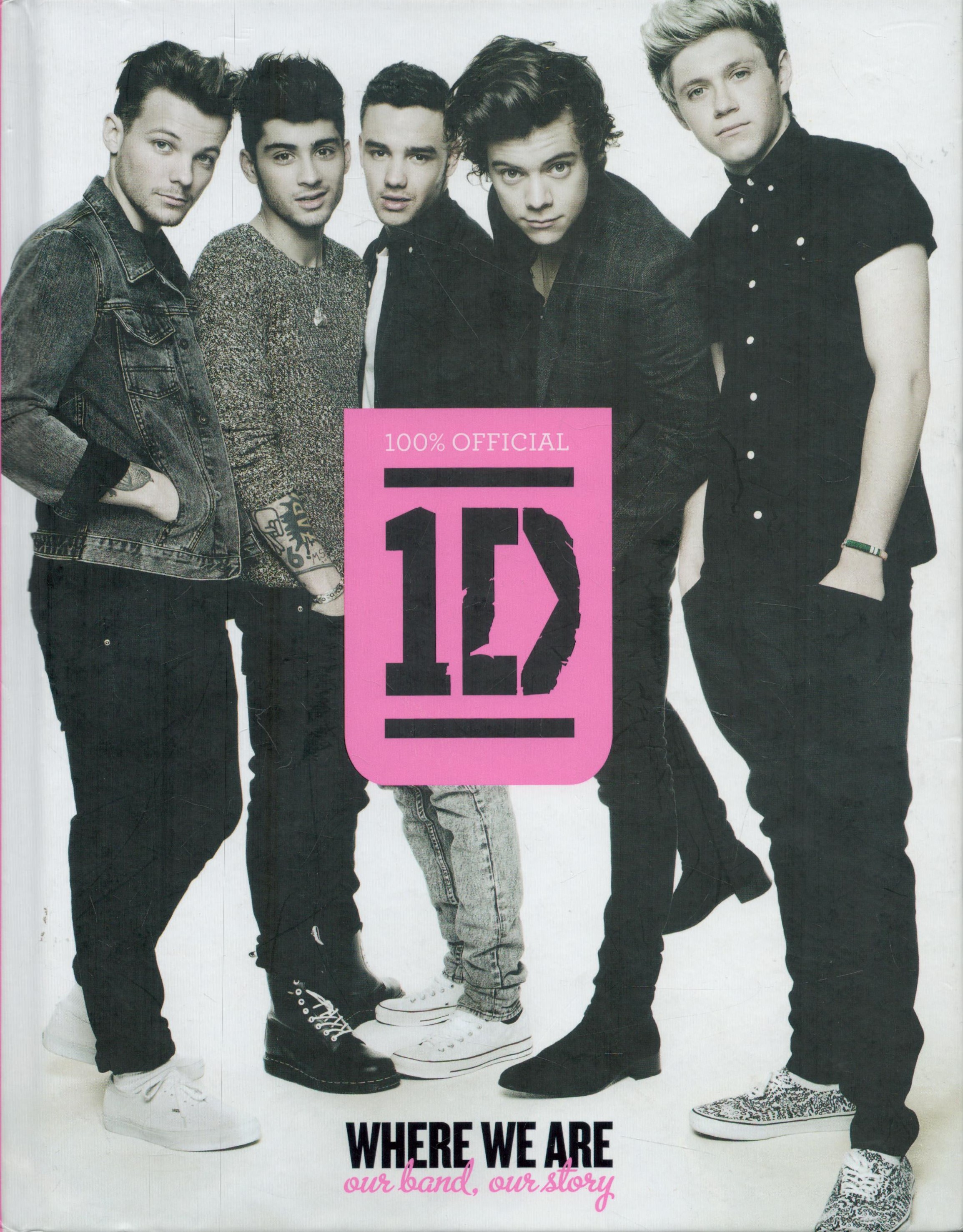 One Direction Where we are - Our Band, Our Story, 2013 hardback book with 279 pages, good condition.