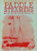 Paddle Steamers by Bernard Cox 1979 hardback book with 223 pages, slight signs of ageing fading,