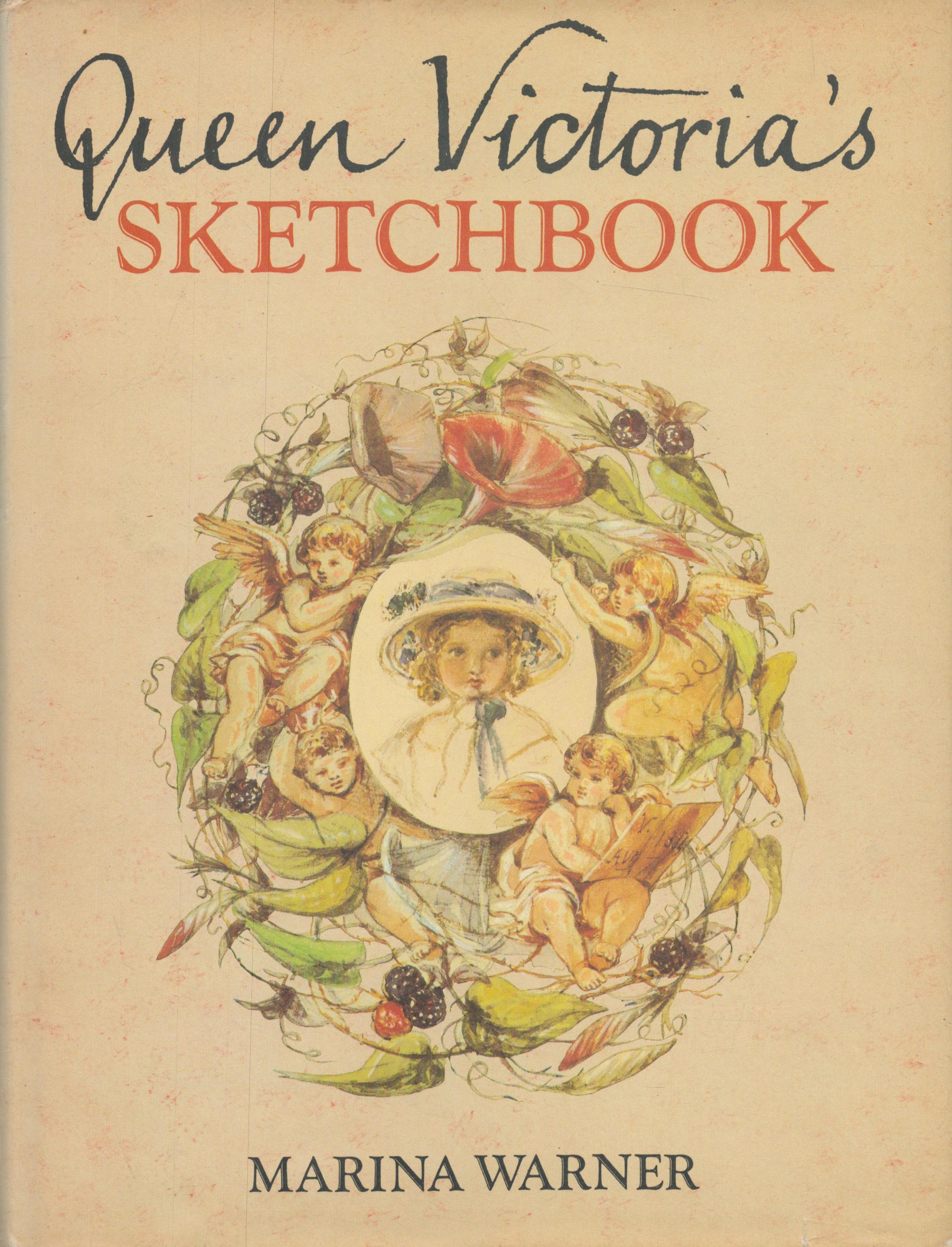 Queen Victoria's Sketchbook by Marina Warner 1980 hardback book with 224 pages, slight wear to