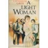 A Light Woman by Catherine Gavin 1986 hardback book with 288 pages, signs of ageing fading dirty