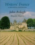 Writers' France - A Regional Panorama by John Ardagh 1989 hardback book with 319 pages, signs of