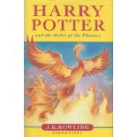 Harry Potter and the Order of the Phoenix by J K Rowling 2003 hardback book with 766 pages, slight