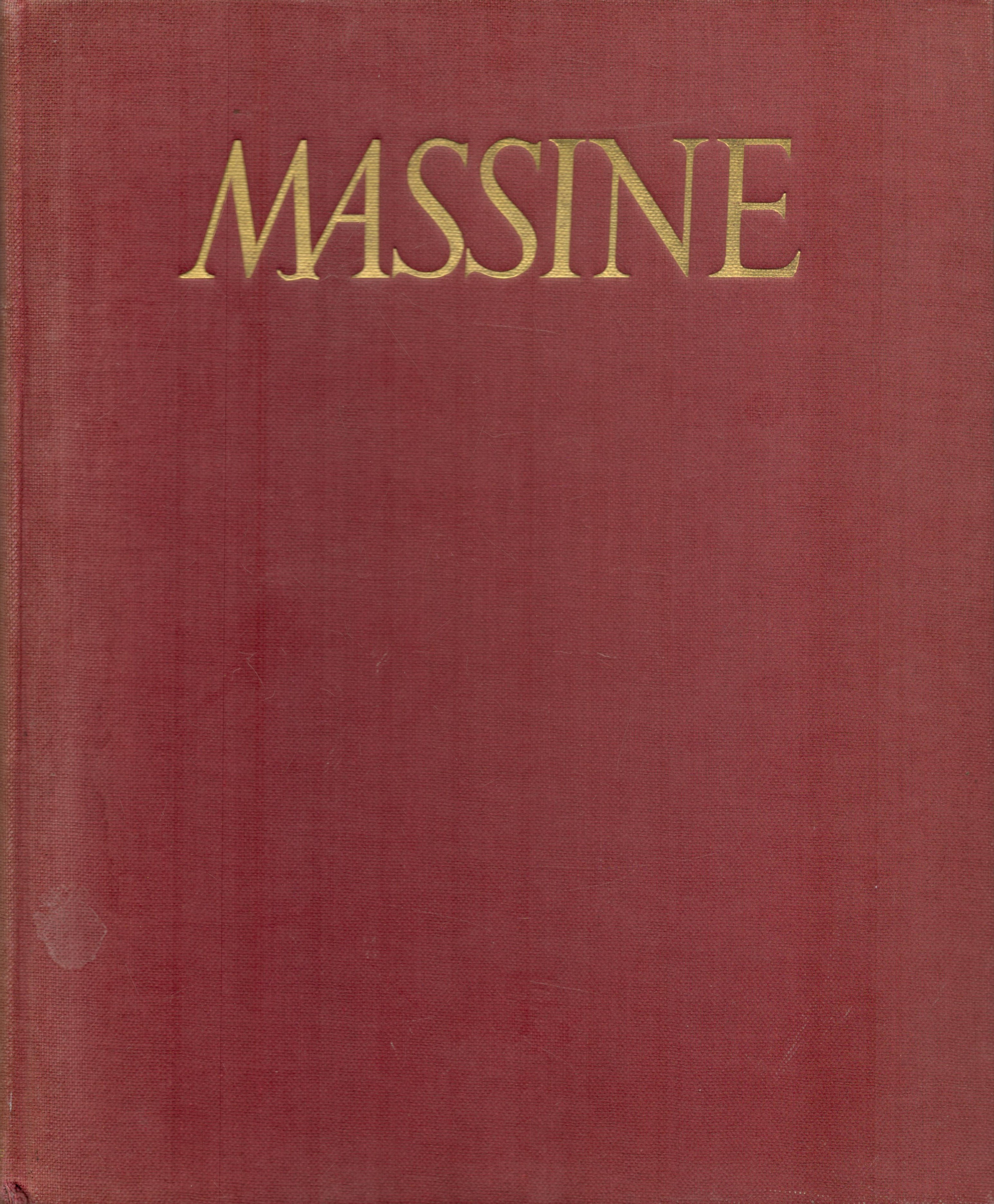 Massine - Camera Studies by Gordon Anthony 1939 hardback book with unnumbered pages, signs of ageing