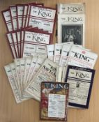 The King Illustrated Collection, includes 40+ publications from Feb 1901 to 1908, signs of ageing,