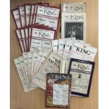 The King Illustrated Collection, includes 40+ publications from Feb 1901 to 1908, signs of ageing,