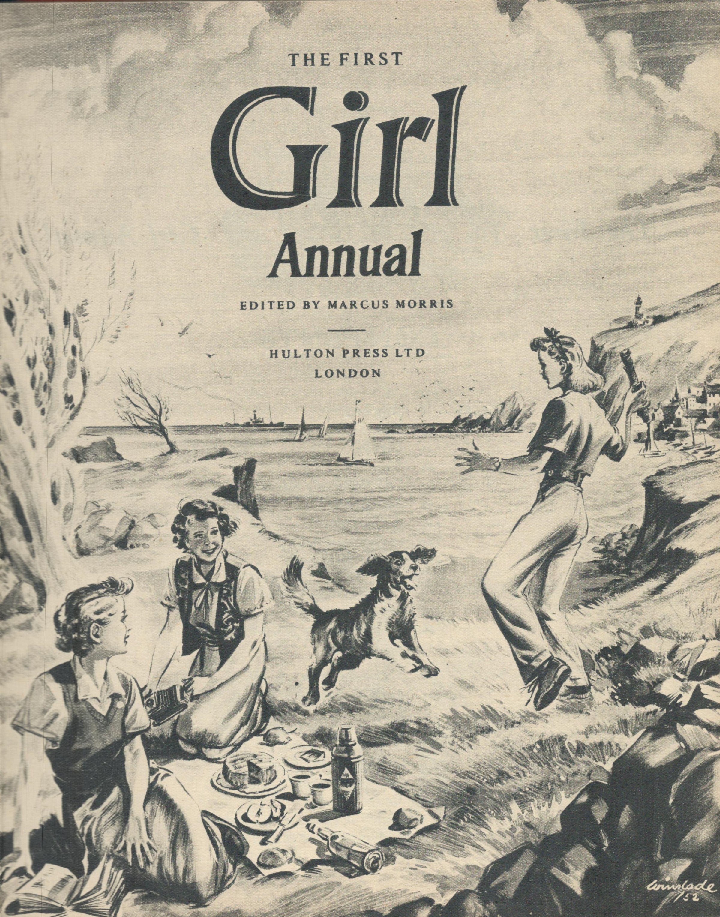 Girl Annual Number 1 - Great new Strips, Stories, Articles 1952 hardback book with 173 pages, - Image 2 of 2