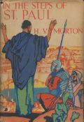 In The Steps of St. Paul by H V Morton 1936 hardback book with 440 pages, signs of ageing fading