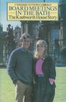 Chrissie Lytton Cobbold Signed Book - Board Meetings in the Bath - The Knebworth House Story by