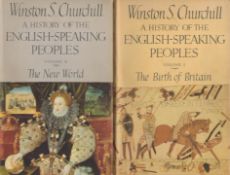 A History of the English -Speaking Peoples - volumes I, II, III, IV, by Winston S Churchill 1964