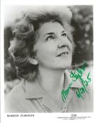 Maureen Stapleton signed 10x8 inch black and white promo photo. Good condition. All autographs