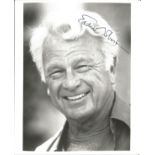 Eddie Albert signed 10x8 inch black and white photo. Good condition. All autographs come with a