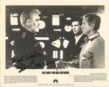 Sean Connery signed 10x8 inch black and white "The Hunt for Red October" promo photo. Good