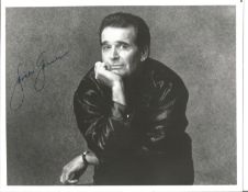 James Garner signed 10x8 inch black and white photo. Good condition. All autographs come with a