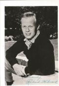 Richard Widmark signed 7x5 inch black and white photo. Good condition. All autographs come with a
