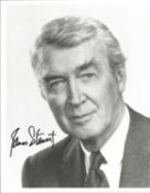 James Stewart signed 10x8 inch black and white photo. Good condition. All autographs come with a