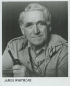 James Whitmore signed 10x8 inch black and white photo. Good condition. All autographs come with a