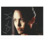 Angelina Jolie signed 10x8 inch colour photo. Good condition. All autographs come with a Certificate