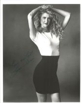 Laura Dern signed 10x8 inch black and white photo. Good condition. All autographs come with a