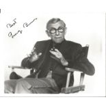 George Burns signed 10x8 inch black and white photo. Good condition. All autographs come with a