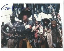 Geoffrey Rush signed 10x8 inch Pirates of the Caribbean colour photo. Good condition. All autographs
